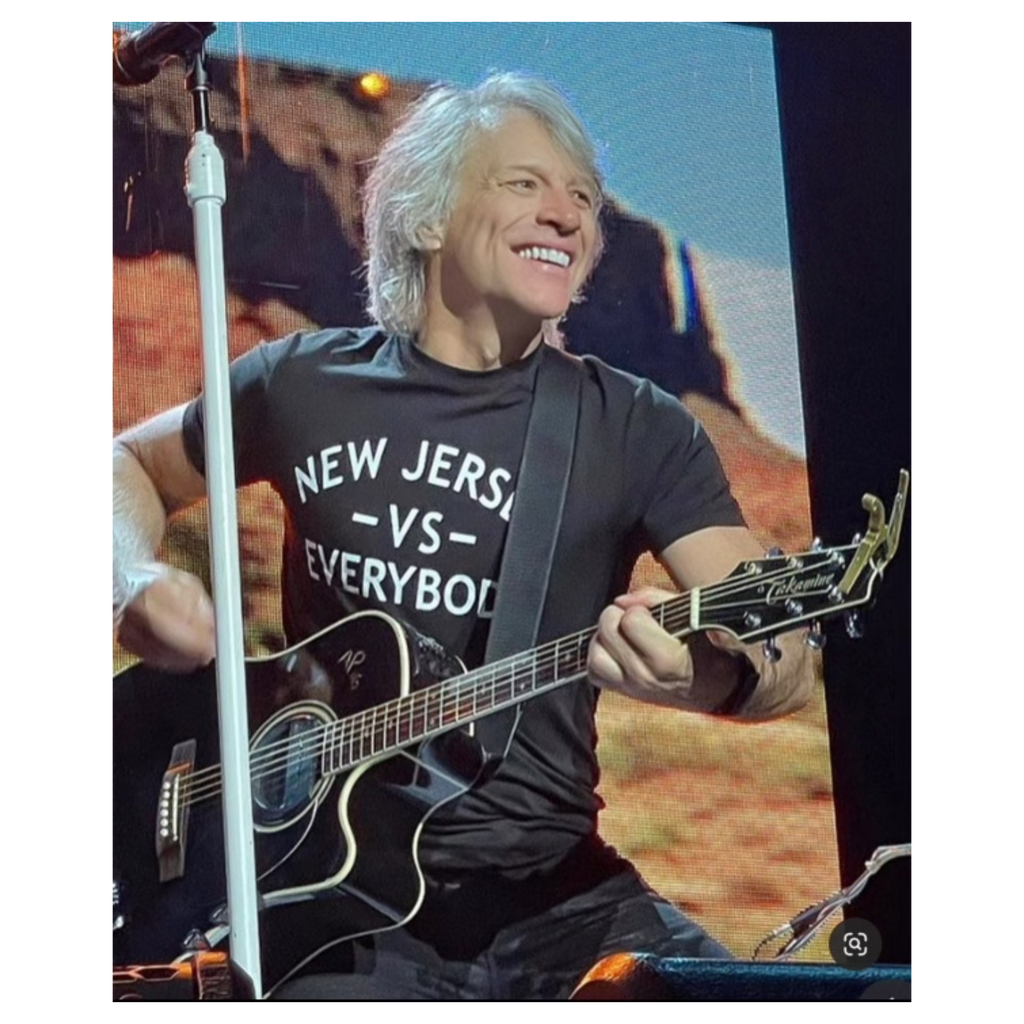 Bon Jovi wears New Jersey vs Everybody