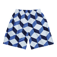 State Bird Blue mesh shorts