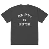 New Jersey vs Everybody Oversized faded t-shirt