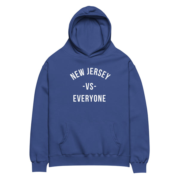 New Jersey vs Everyone Cobalt Oversized Unisex Hoodie