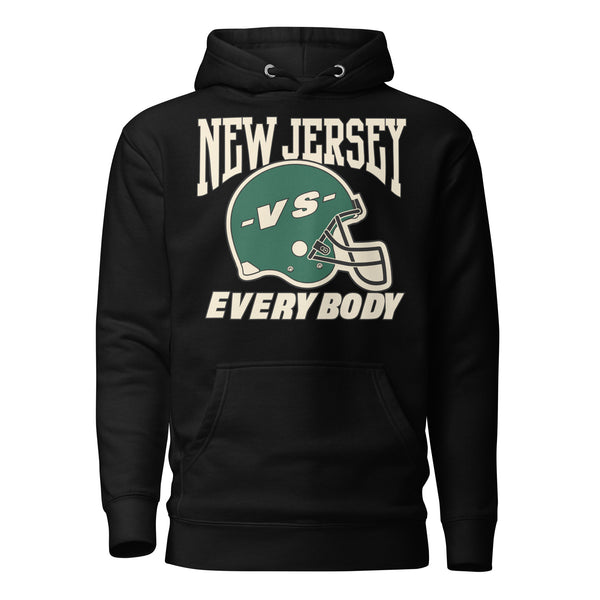 New Jersey Jets Unisex Black Hoodie