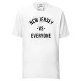 New Jersey vs Everyone Short-Sleeve White Unisex T-Shirt